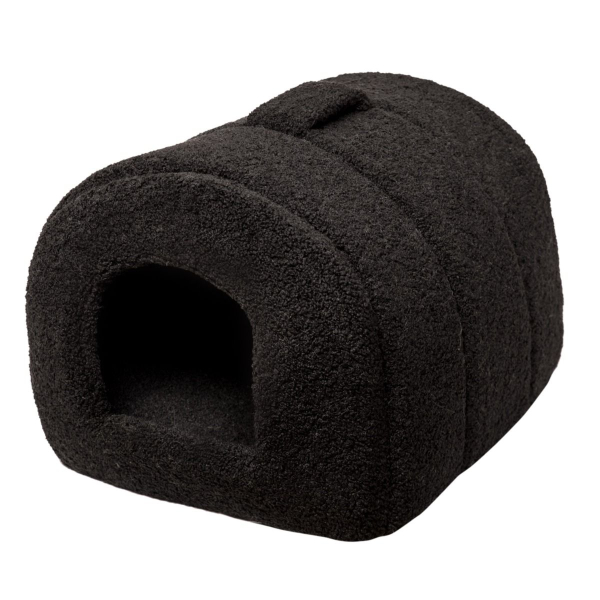 Teddy Nest Katzenbett - Schwarz - 37 x 48 x 30 cm